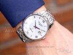 Perfect Replica Longines Flagship Stainless Steel Case White Dial Men's 40mm Watch